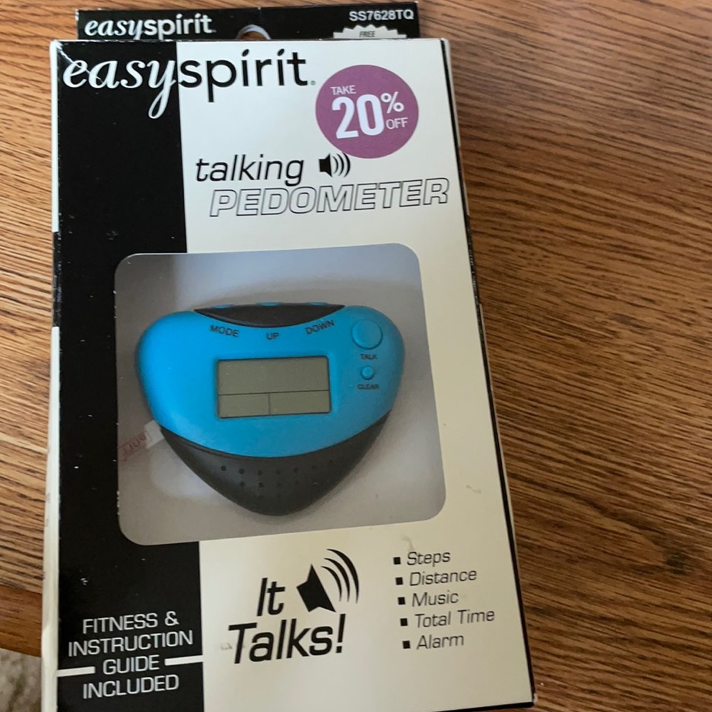 Easy spirit talking pedometer